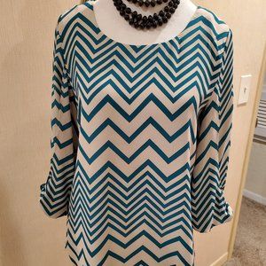 Chevron Pattern Blouse